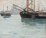 Johan Richter Canale Grande in Venice oil painting